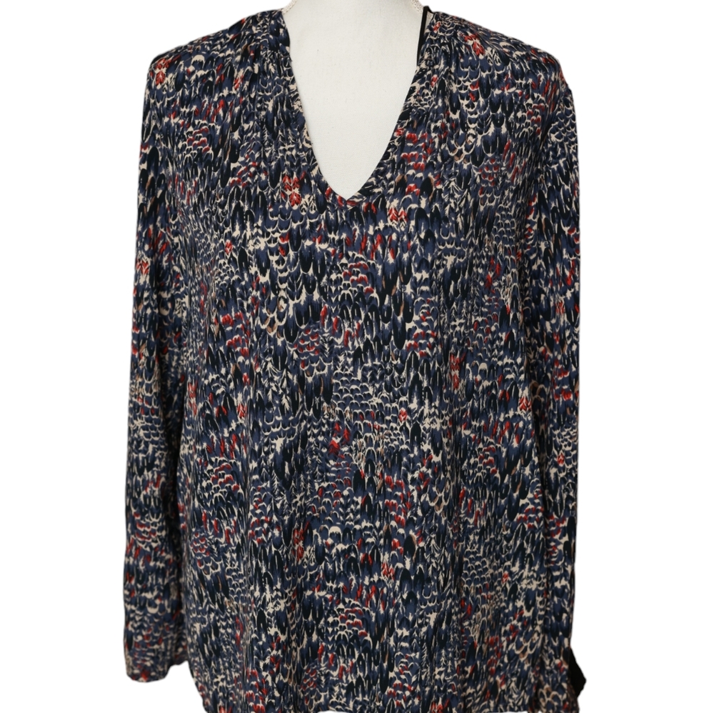 Fab'rik womens size‎ medium crochet sleeves embroidery